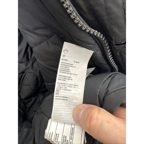 Abercrombie & Fitch Heather Gray Wool Blend Army Field Jacket Men’s S - Picture 11 of 11